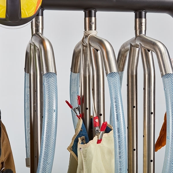 Ram Air Gear Dryer - Turnout Gear Dryers - TG-6H - 6-Unit Ambient/Heated Air Gear Dryer 6