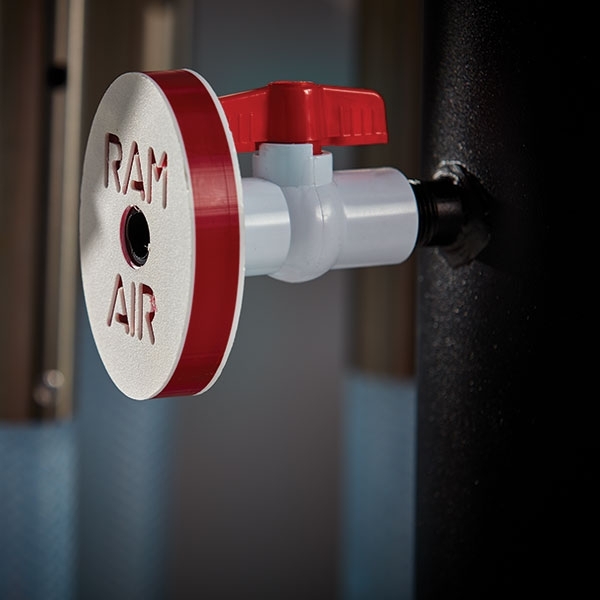Ram Air Gear Dryer - Turnout Gear Dryers - TG-6/6-MU - 6-Unit Ambient Gear Dryer 5