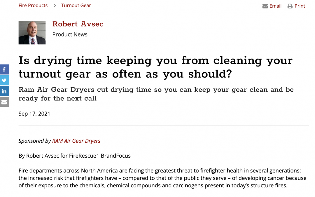 Is dry time keeping you from cleaning your gear?
